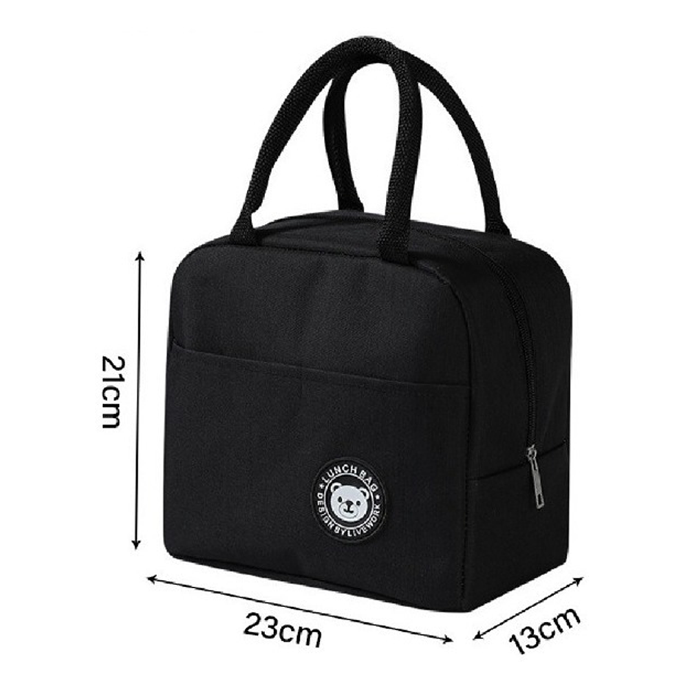BOLSO LONCHERA TÉRMICA COLOR LISO 