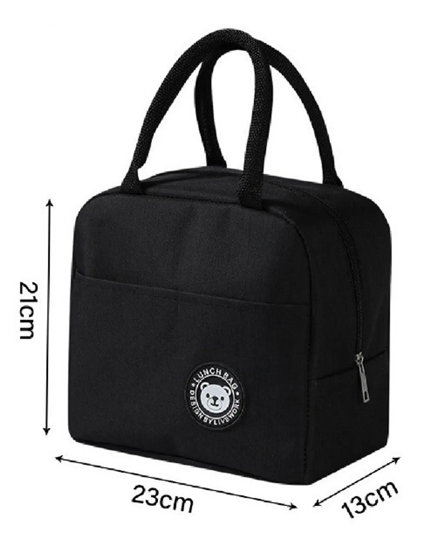 BOLSO LONCHERA TÉRMICA COLOR LISO  10