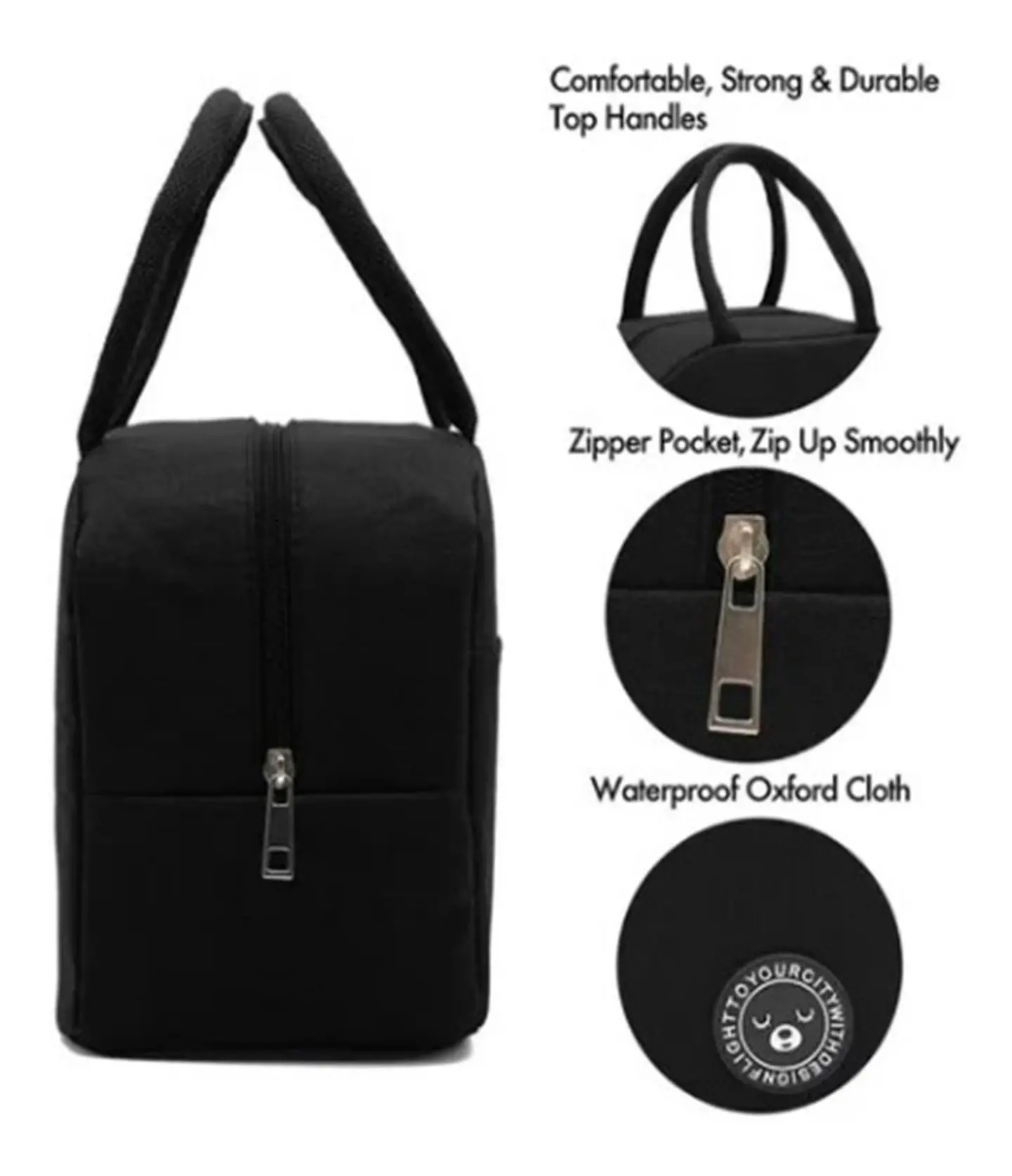 BOLSO LONCHERA TÉRMICA COLOR LISO  9