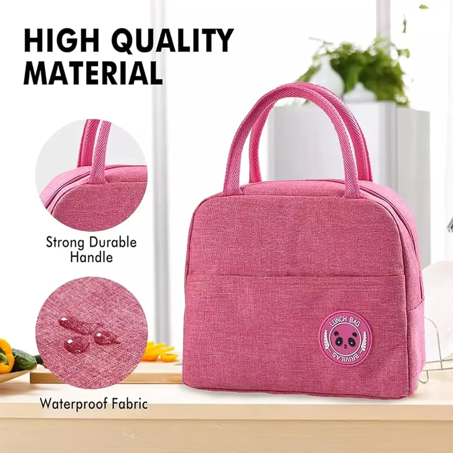 BOLSO LONCHERA TÉRMICA COLOR LISO  13