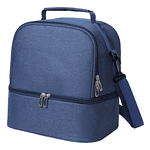 BOLSO LONCHERA TERMICA 2 NIVELES CON CORREA COLGANTE 