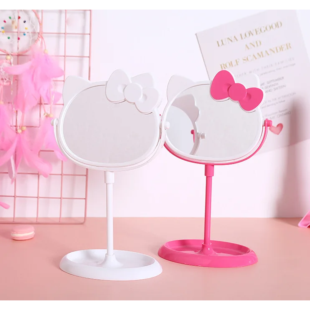DOBLE ESPEJO PEDESTAL HELLO KITTY 