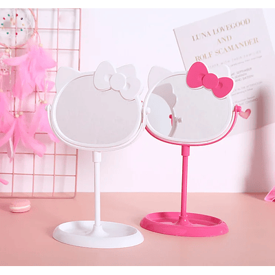 DOBLE ESPEJO PEDESTAL HELLO KITTY 