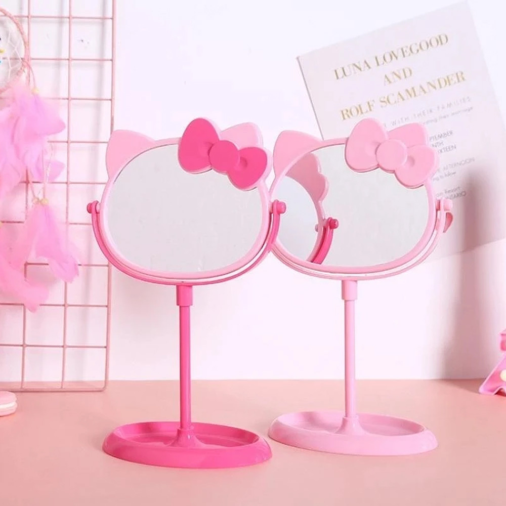 DOBLE ESPEJO PEDESTAL HELLO KITTY 