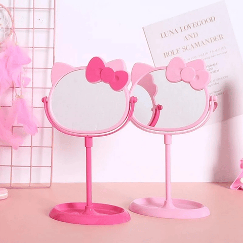 DOBLE ESPEJO PEDESTAL HELLO KITTY 