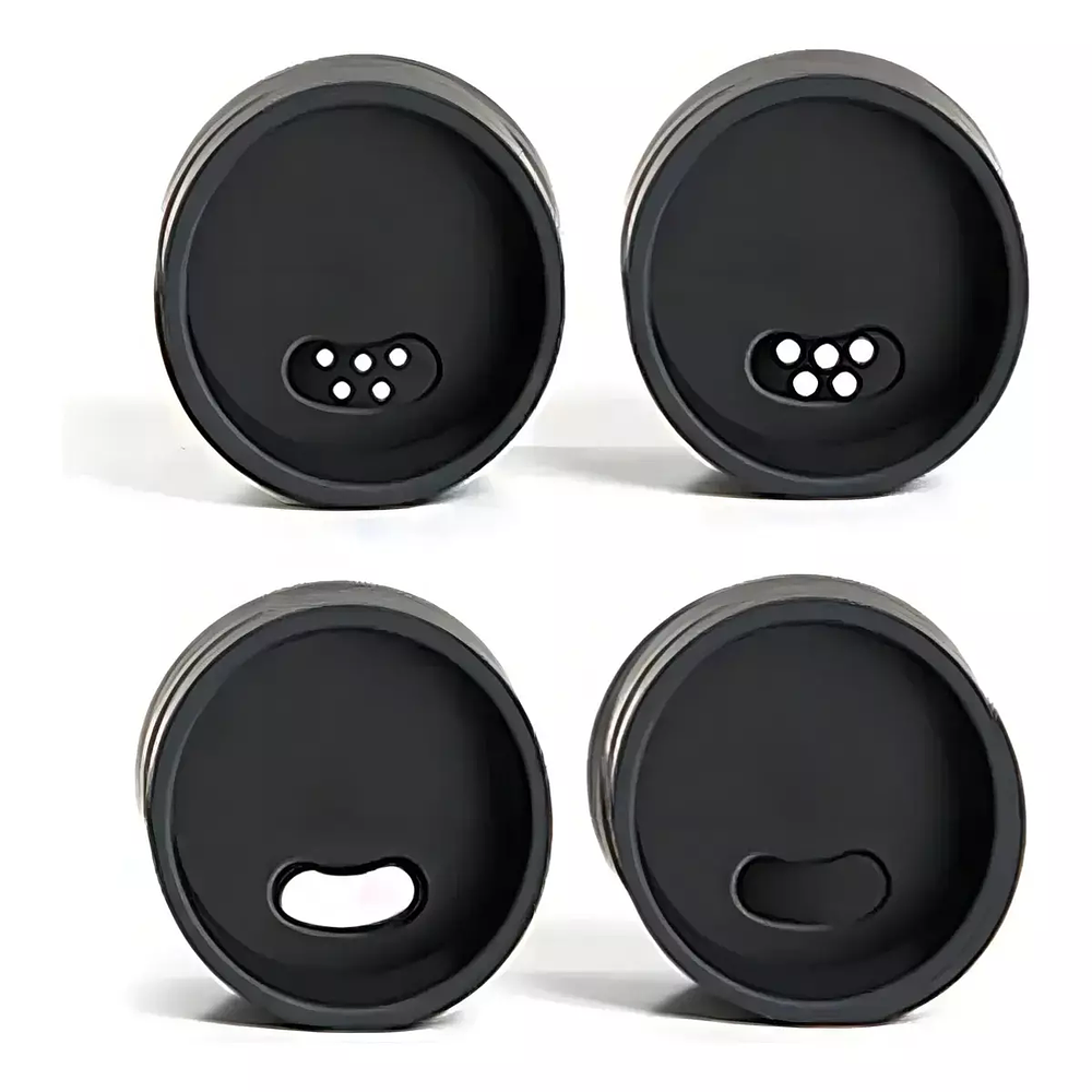 SET DE 12 ESPECIEROS CONDIMENTEROS DE VIDRIO 2 NIVELES CON BASE GIRATORIO 