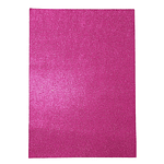 GOMA EVA FUCSIA GLITTER 60x40 PQT 10UNDS