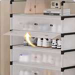 ZAPATERO ORGANIZADOR DE 5 NIVELES CON TAPA ANTI-POLVO