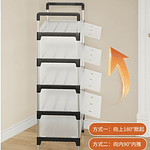 ZAPATERO ORGANIZADOR DE 5 NIVELES CON TAPA ANTI-POLVO