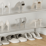 ZAPATERO ORGANIZADOR DE 5 NIVELES CON TAPA ANTI-POLVO