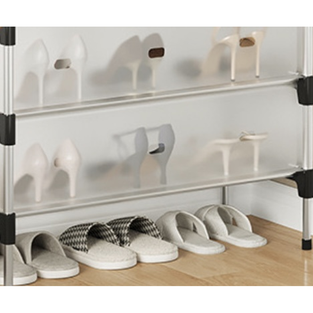 ZAPATERO ORGANIZADOR DE 6 NIVELES CON TAPA ANTI-POLVO