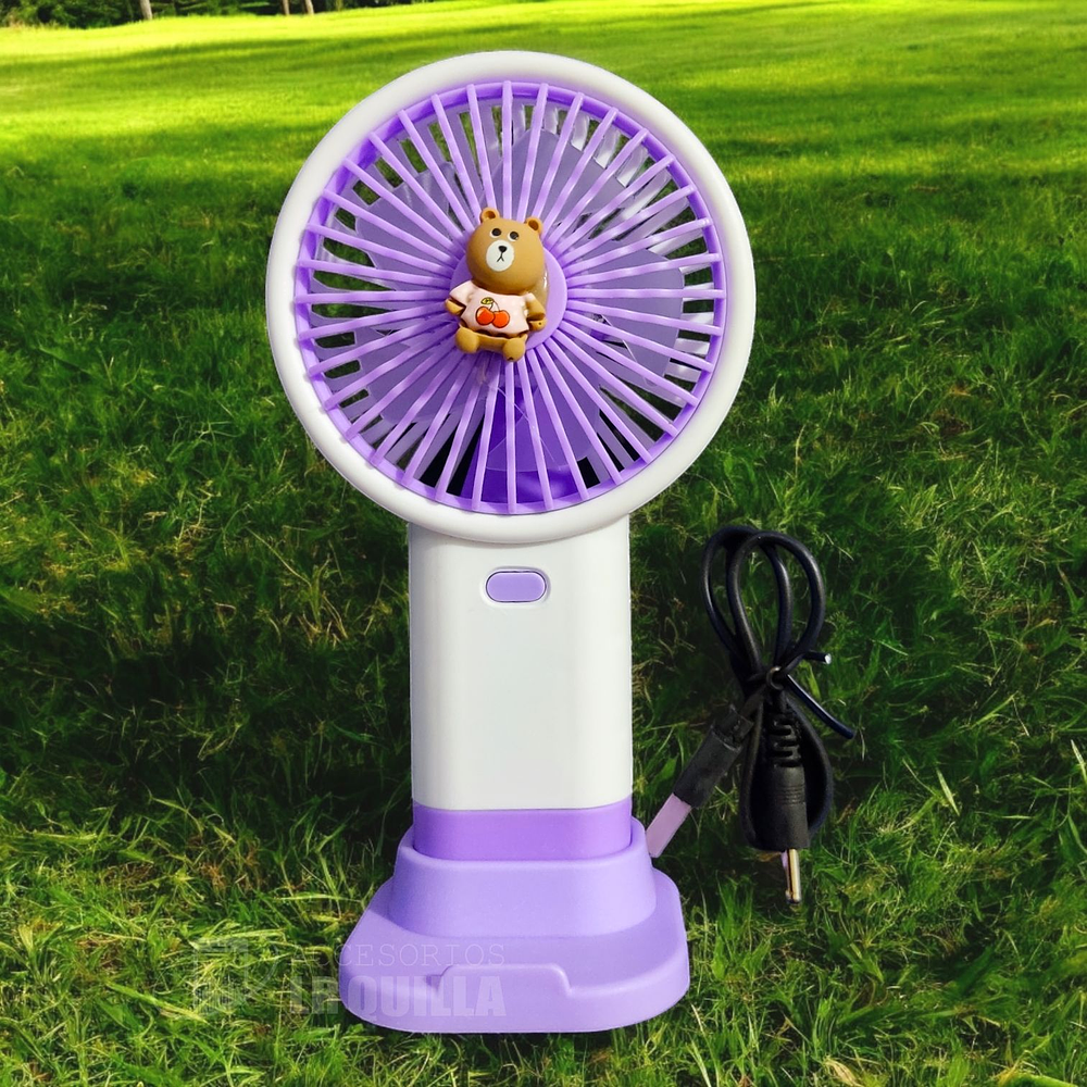 VENTILADOR DE MANO KAWAI REGARGABLE PORTÁTIL 