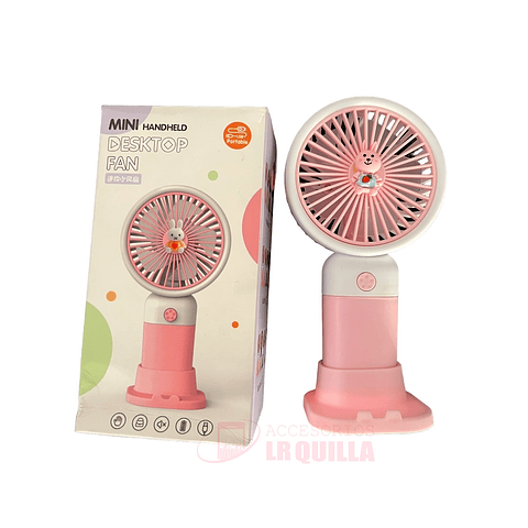 VENTILADOR DE MANO KAWAI REGARGABLE PORTÁTIL 