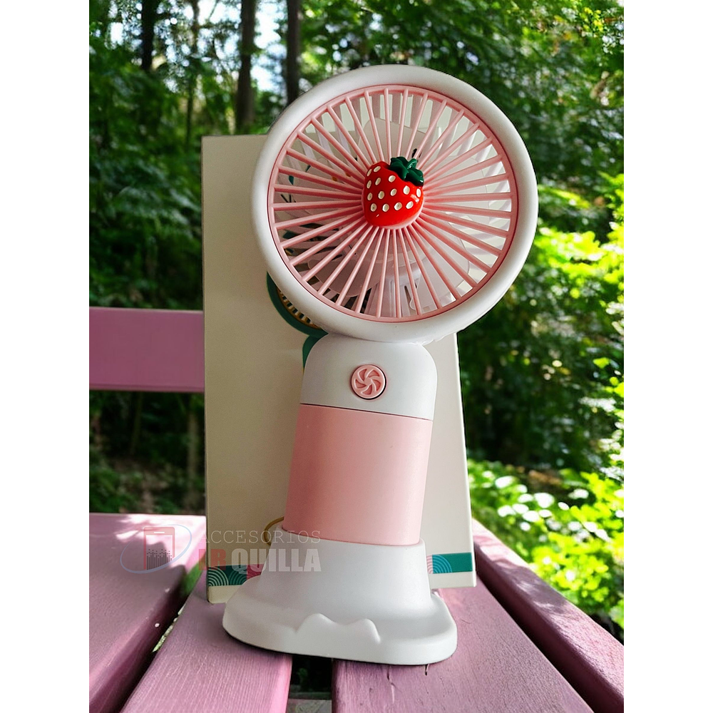 VENTILADOR DE MANO KAWAI REGARGABLE PORTÁTIL 