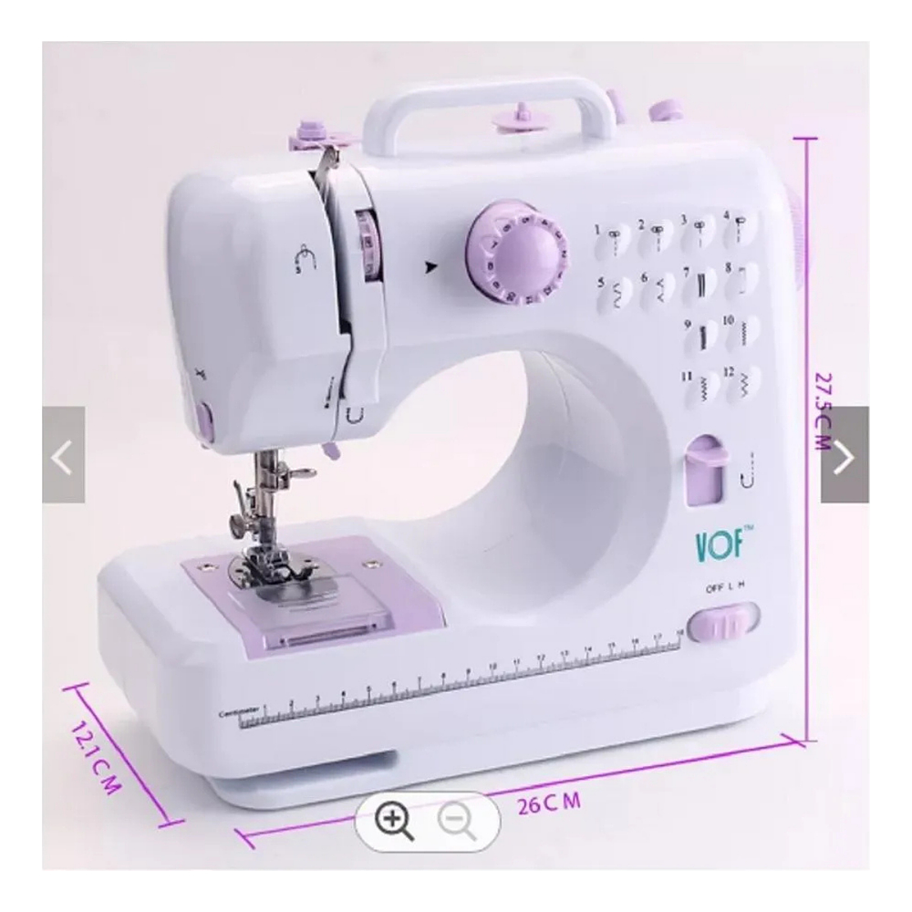 MAQUINA DE COSER DOMÉSTICA MULTIFUNCIONAL BLANCO 