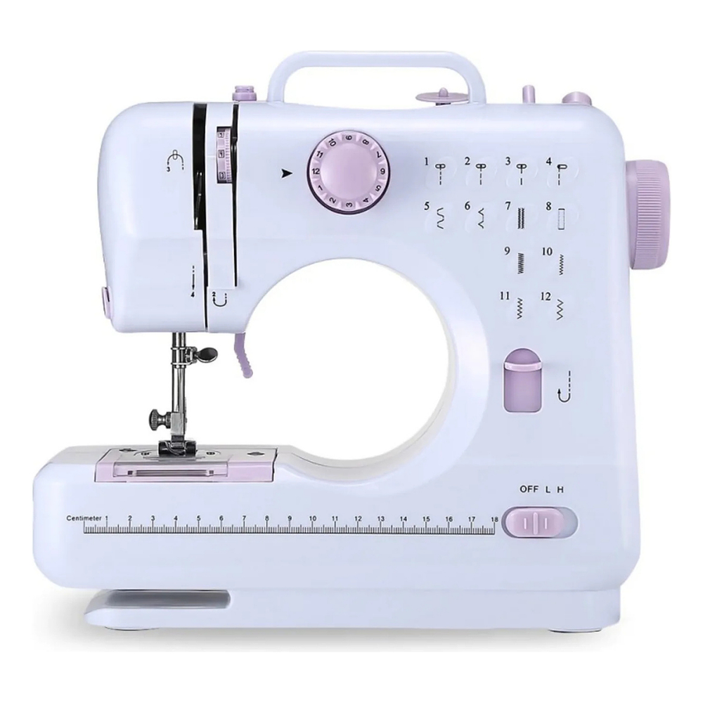 MAQUINA DE COSER DOMÉSTICA MULTIFUNCIONAL BLANCO 