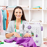 MAQUINA DE COSER DOMÉSTICA MULTIFUNCIONAL BLANCO 