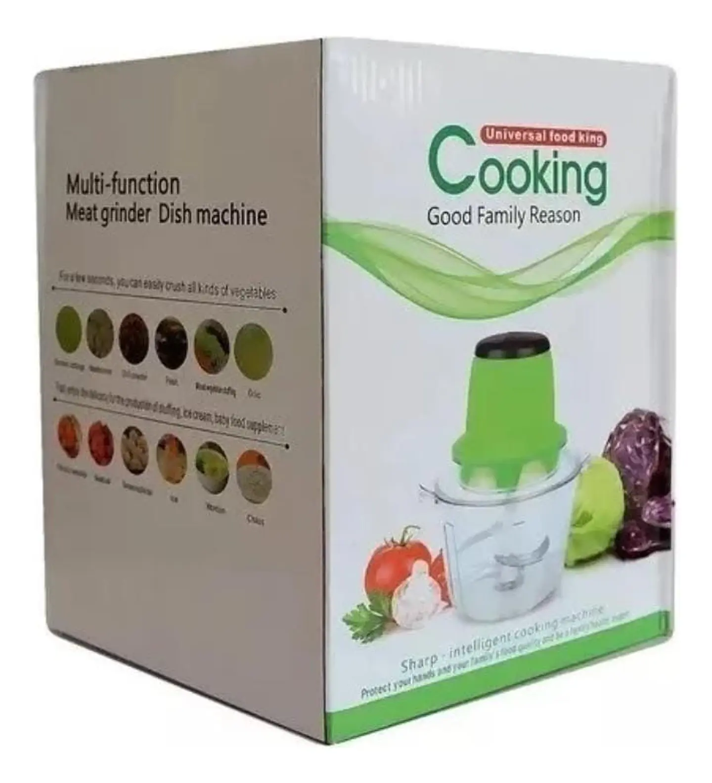 PICADOR MOLEDOR ELÉCTRICO DE CARNES Y VERDURAS 4