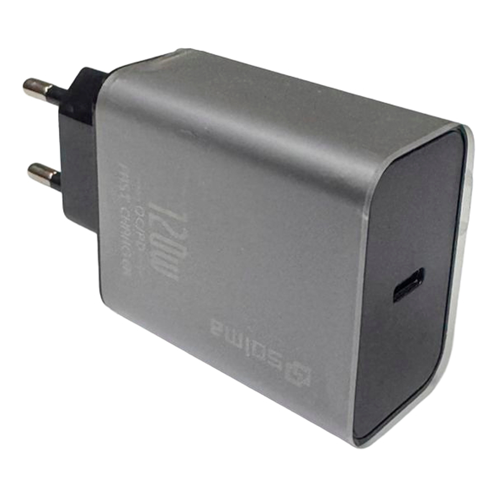 CARGADOR CARGA RAPIDA SOLMA 120W+CABLE TIPO C 