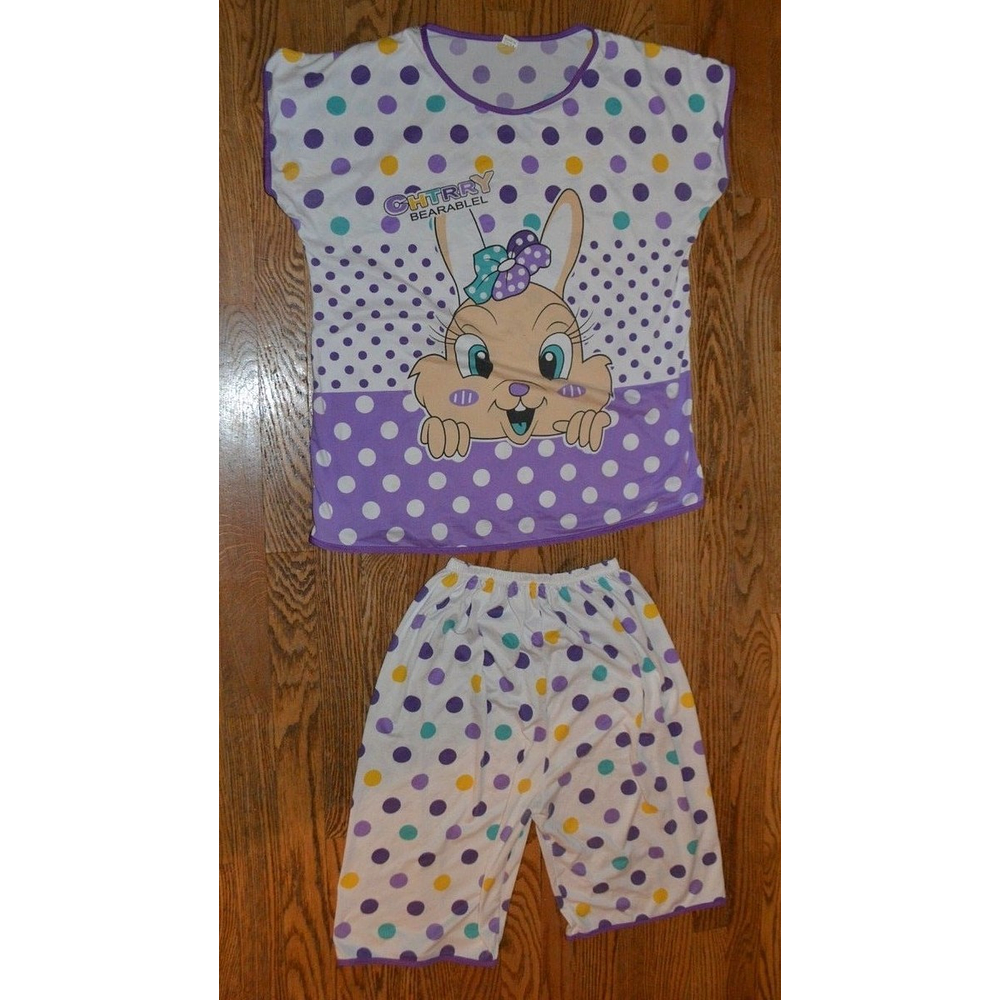 PIJAMA DOBLE DE ALGODON CONEJO