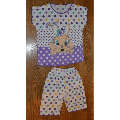 PIJAMA DOBLE DE ALGODON CONEJO