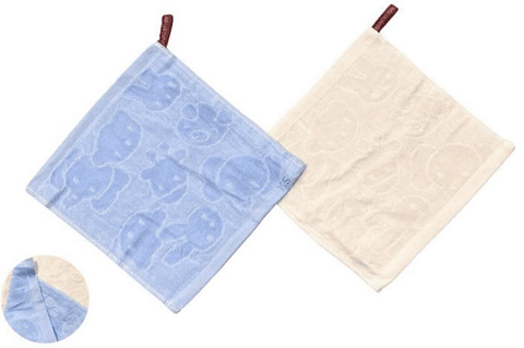 TOALLITA DE MANO ALGODON RELIEVE 25x25CM