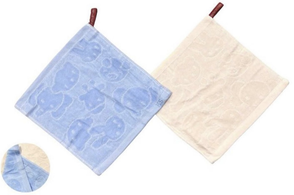 TOALLITA DE MANO ALGODON RELIEVE 25x25CM 1