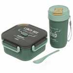 SET LONCHERA LUNCH BOX FASHION CUADRADO 
