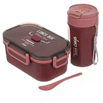 SET LONCHERA LUNCH BOX FASHION RECTANGULAR