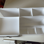 ORGANIZADOR JOYERO ACRÍLICO CONEJO 29x16x12CM