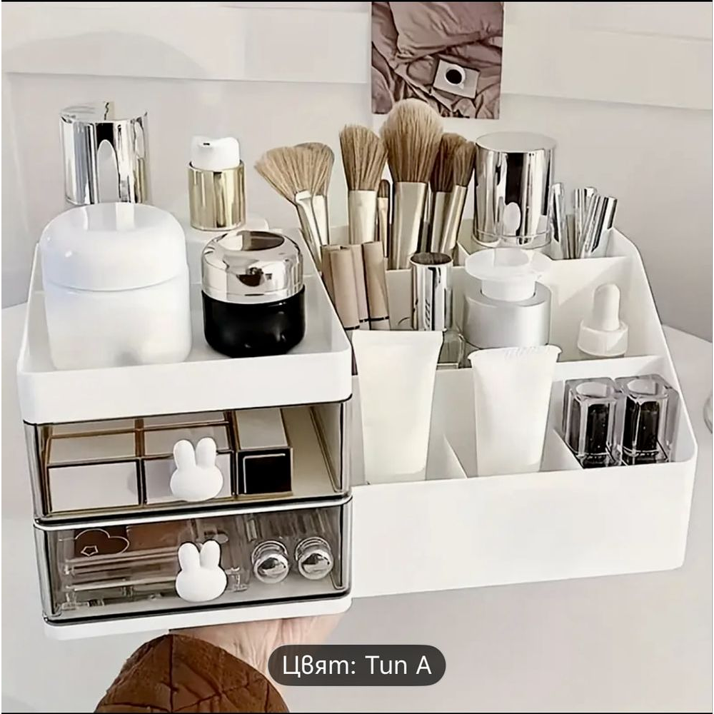 ORGANIZADOR JOYERO ACRÍLICO CONEJO 29x16x12CM