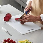 TABLA DE PICAR DE ACRÍLICO BLANCO DE ALTO IMPACTO 30x20CM