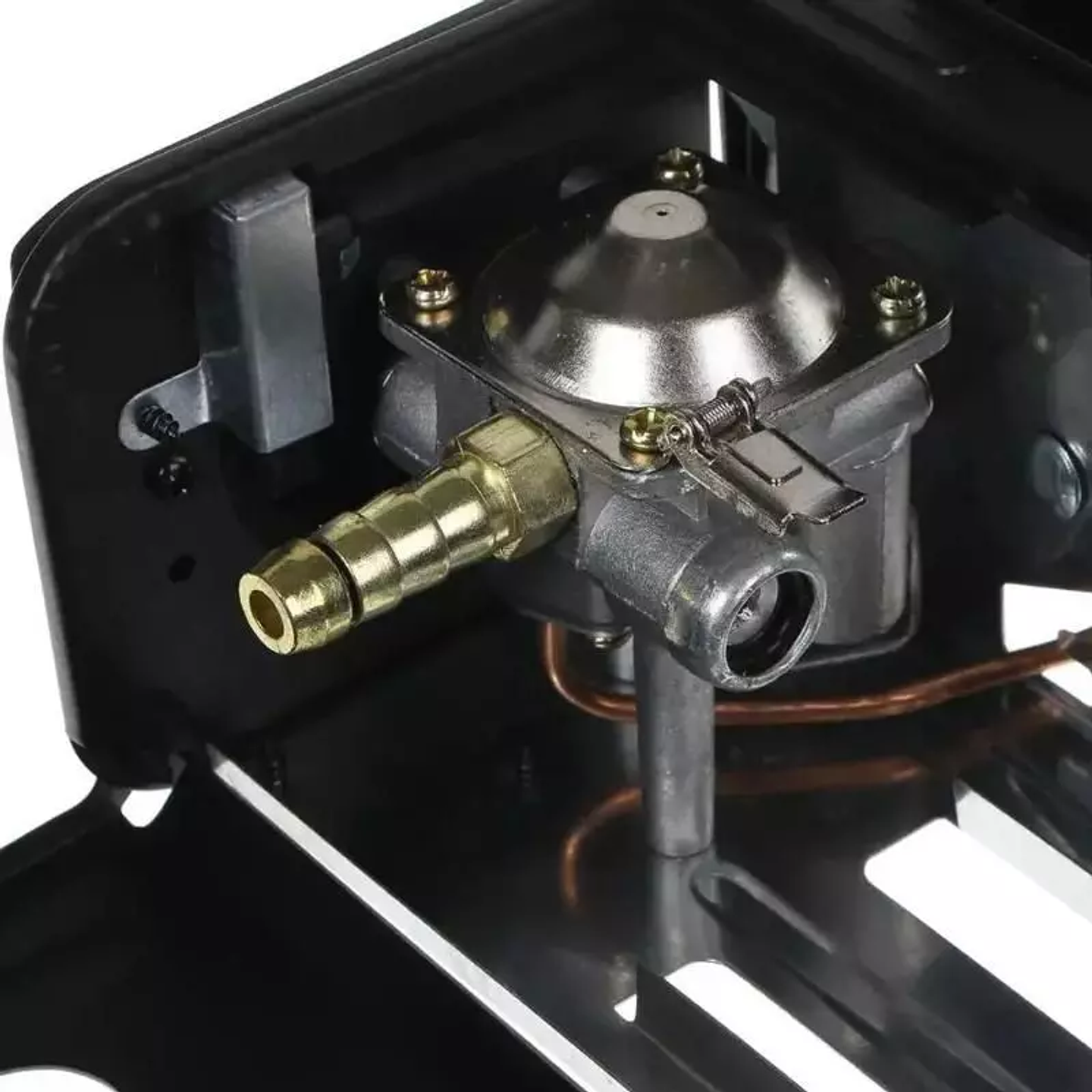 COCINILLA PORTÁTIL A GAS DUAL CAMPING CON MALETA  6