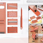 CORTADOR, REBANADOR DE VERDURAS + DESCORAZONADOR EN CAJA