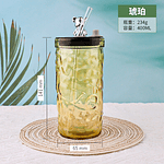 VASO GLASS VIDRIO OSITO + BOMBILLA DE VIDRIO