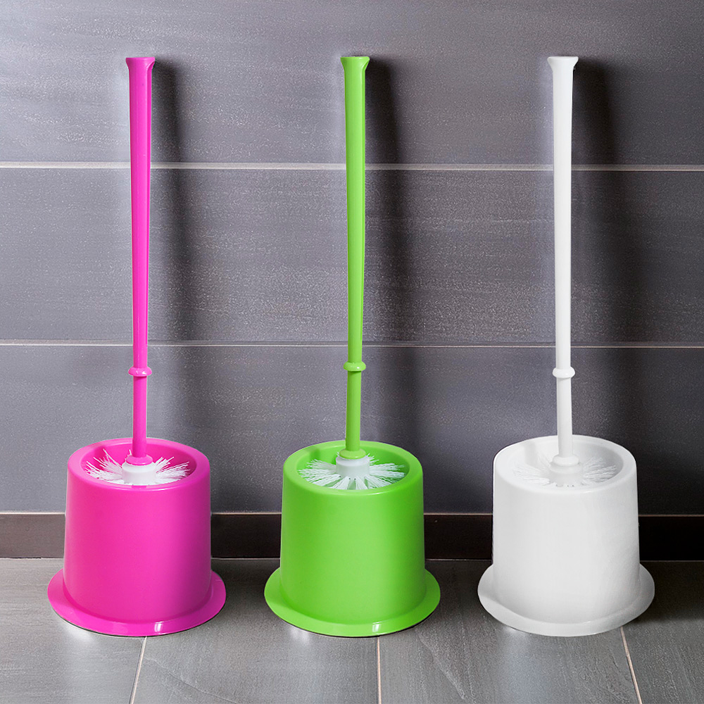 CEPILLO LIMPIADOR PARA BAÑO CON BASE 47CM