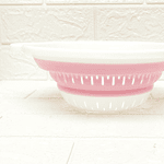 COLADOR PLEGABLE REDONDO CON MANGO 