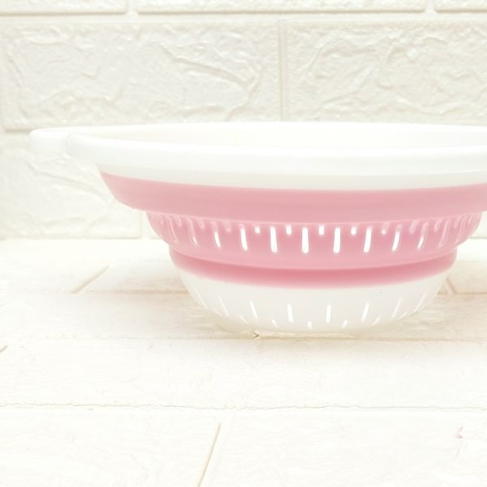 COLADOR PLEGABLE REDONDO CON MANGO  4