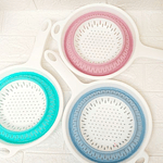 COLADOR PLEGABLE REDONDO CON MANGO 