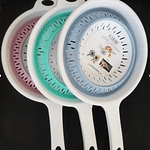 COLADOR PLEGABLE REDONDO CON MANGO 