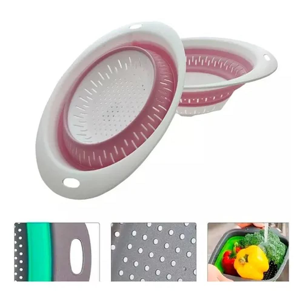COLADOR PLEGABLE OVALADO 