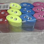 DOCENA SACA PUNTAS DOBLE CON CONTENEDOR 