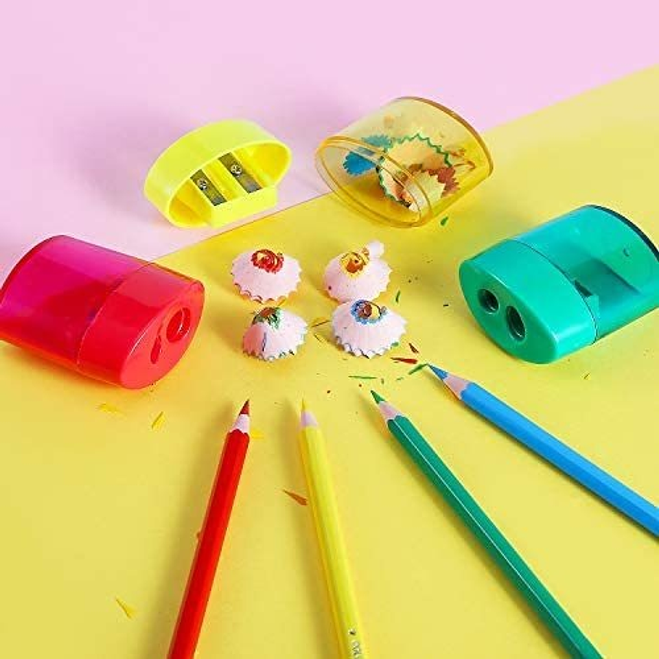 DOCENA SACA PUNTAS DOBLE CON CONTENEDOR  5