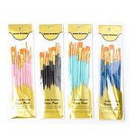 SET DE PINCELES OLEO PUNTA REDONDA 10 UNDS