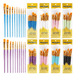 SET DE PINCELES OLEO PUNTA REDONDA 10 UNDS