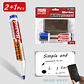SET DE 2 MARCADORES DE PIZARRA CON BORRADOR - Miniatura 1