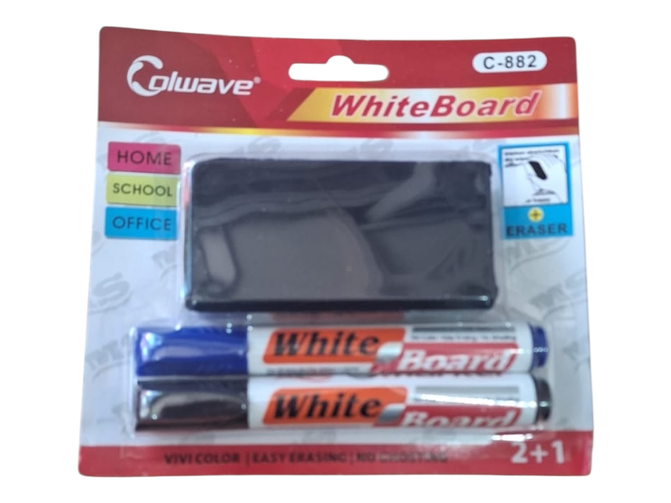 SET DE 2 MARCADORES DE PIZARRA CON BORRADOR 2