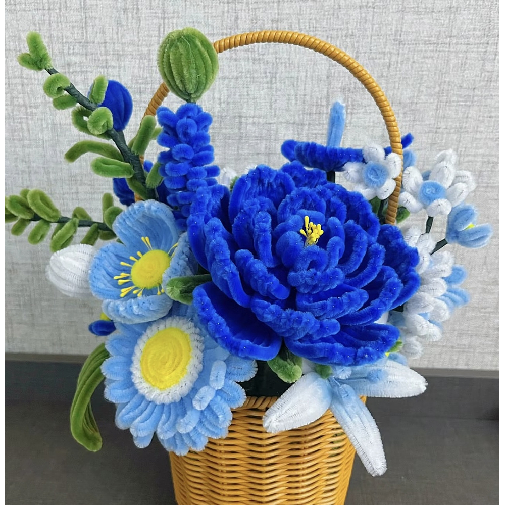 LIMPIA PIPAS DE 30CM PAQUETE DE 50 UNIDADES + OJITOS Y POMPONCITOS