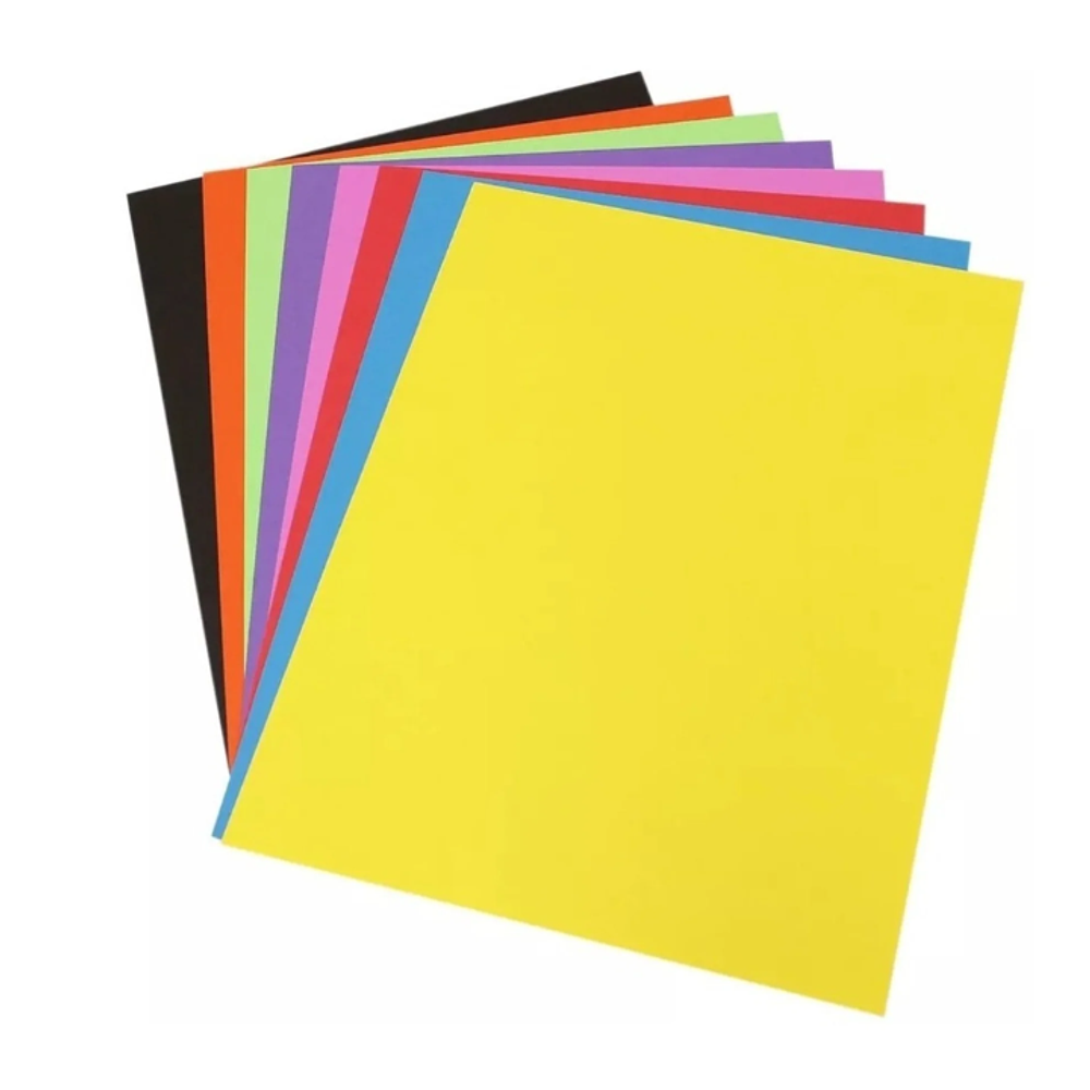 CARTULINA ESPAÑOLA DOBLE FAZ 18 HOJAS 35x25CM