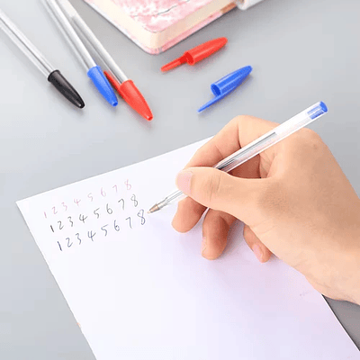 CAJA 50 LAPIZ PASTA AZUL A.B.C.